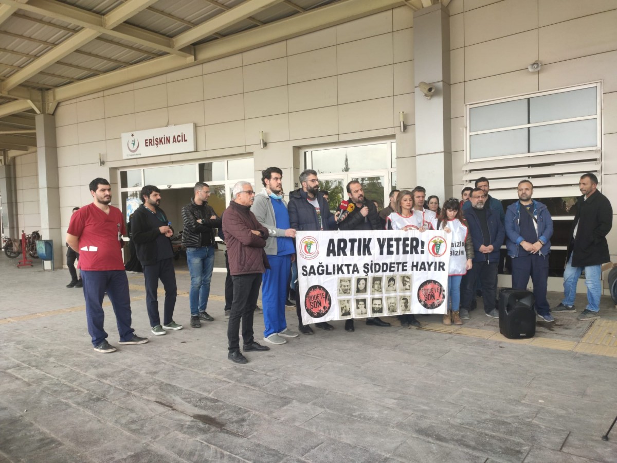 Şanlıurfa Tabip Odası hastanede doktorun darp edilmesine tepki gösterdi