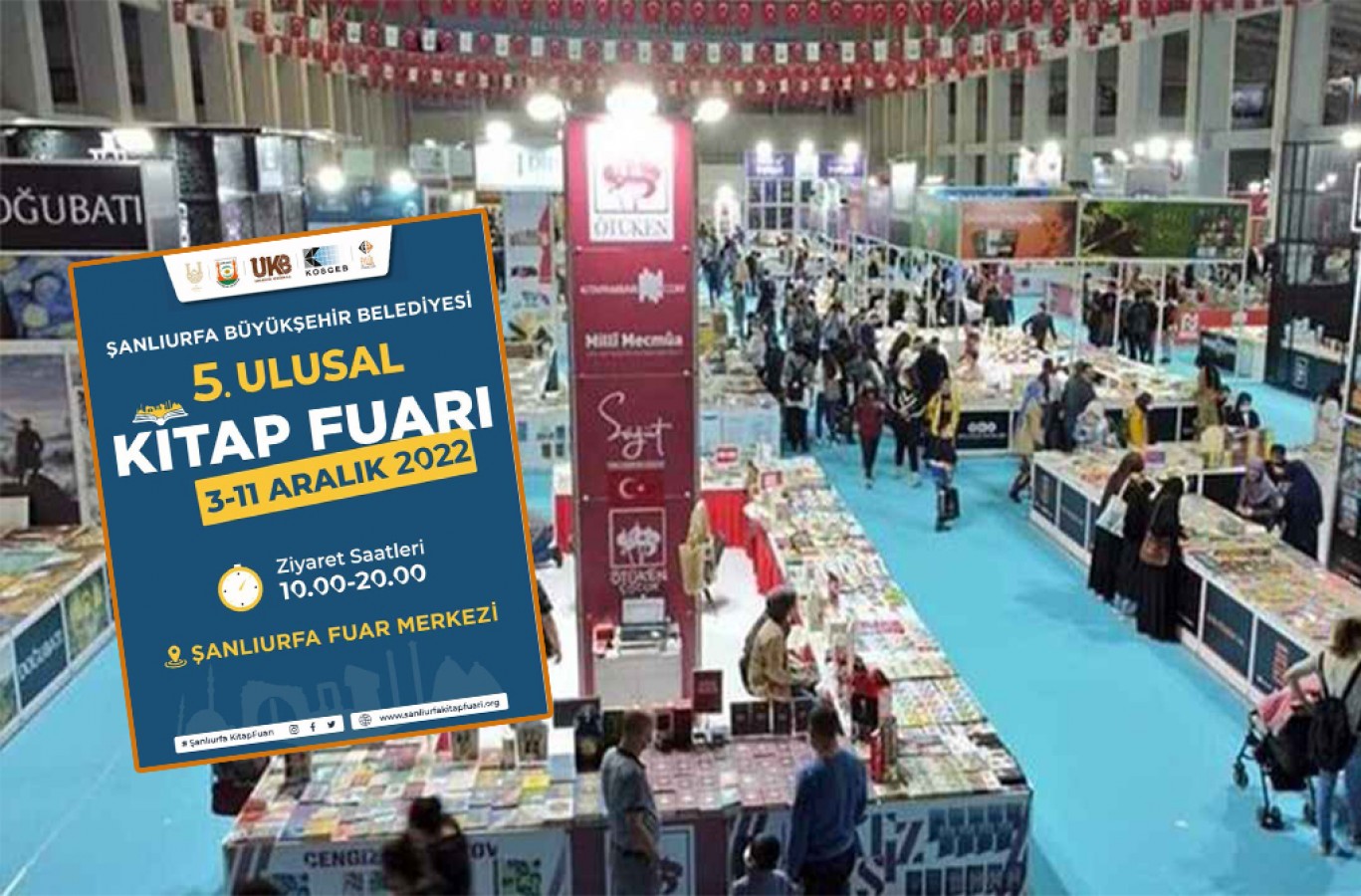 Şanlıurfa'da kitap fuarı kapılarını 3 Aralık'ta açıyor