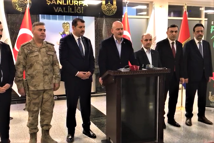 Bakan Soylu Şanlıurfa’dan operasyon startını verdi