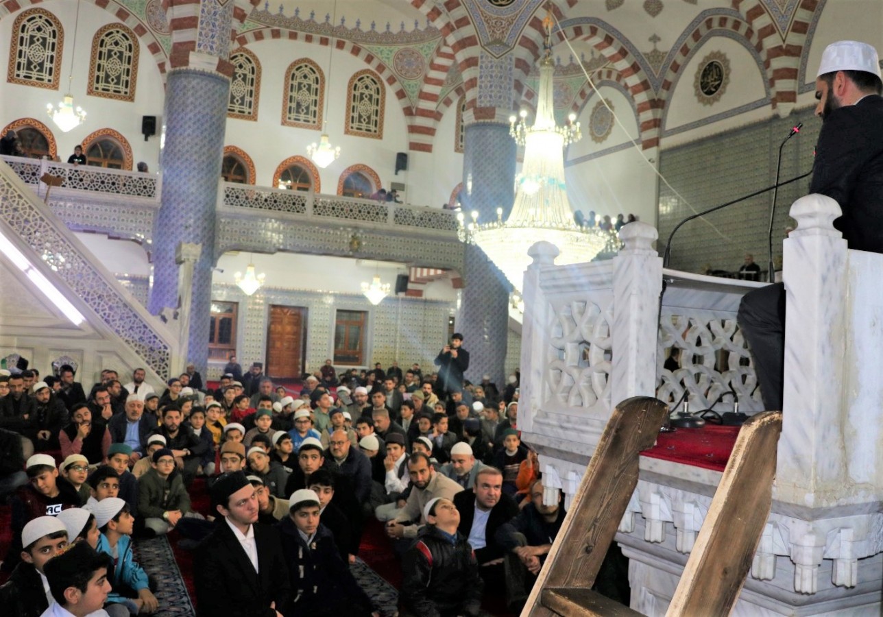 Dergah Cami'inde Kur’an ziyafeti verildi