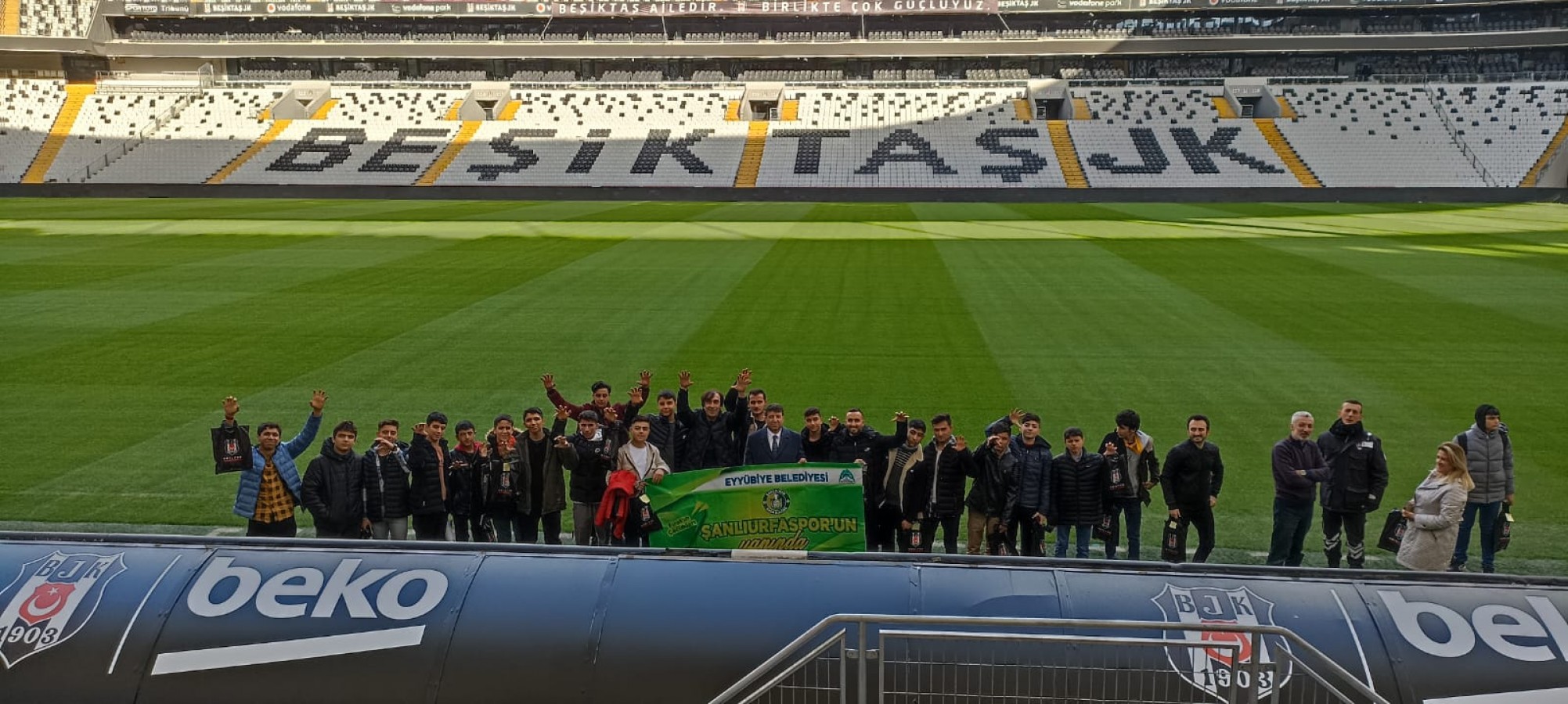 Fırat'ın çocukları Beşiktaş'a konuk oldu