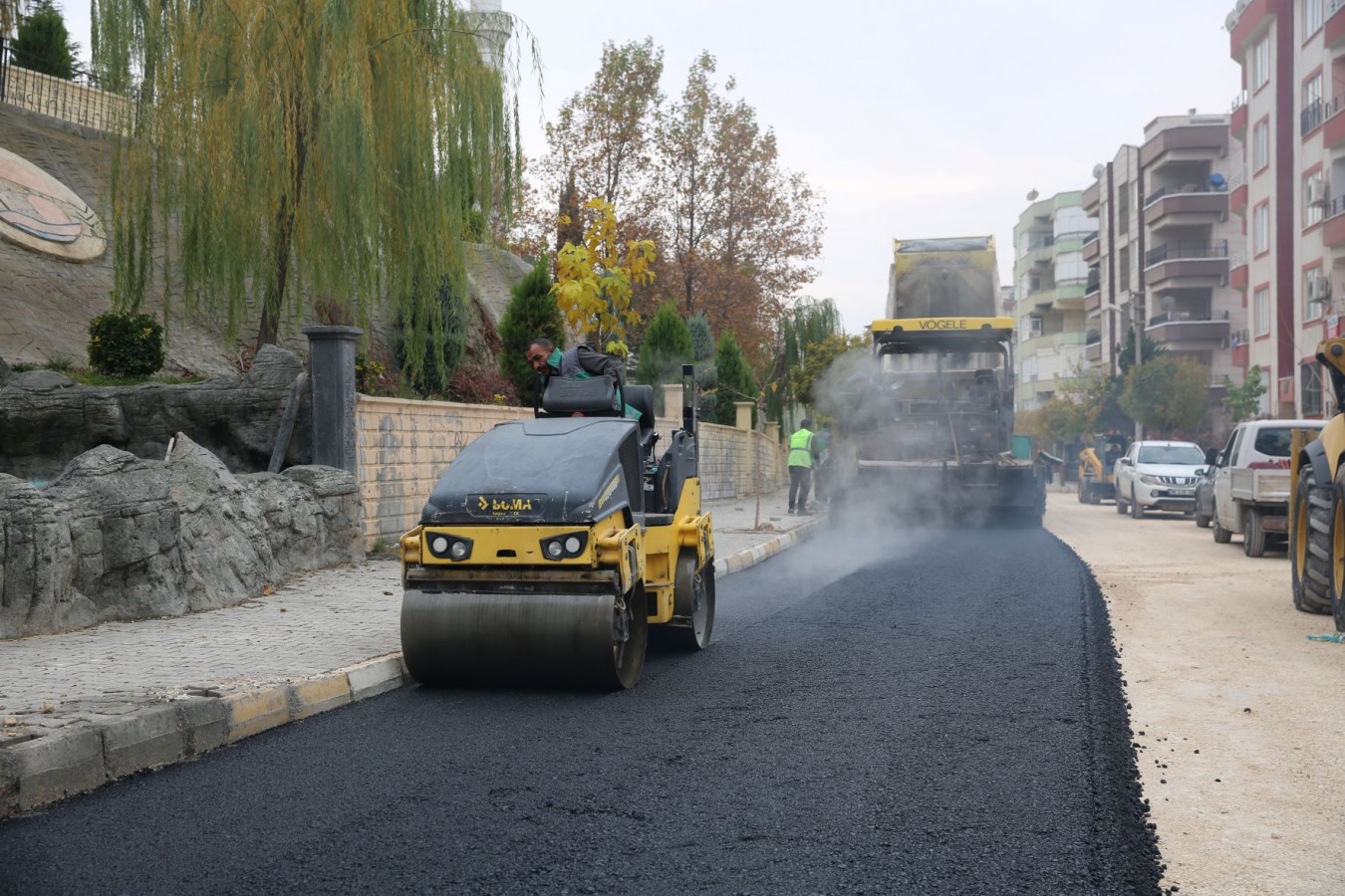 Narlıkuyu Mahallesinde asfalt çalışması yapıldı