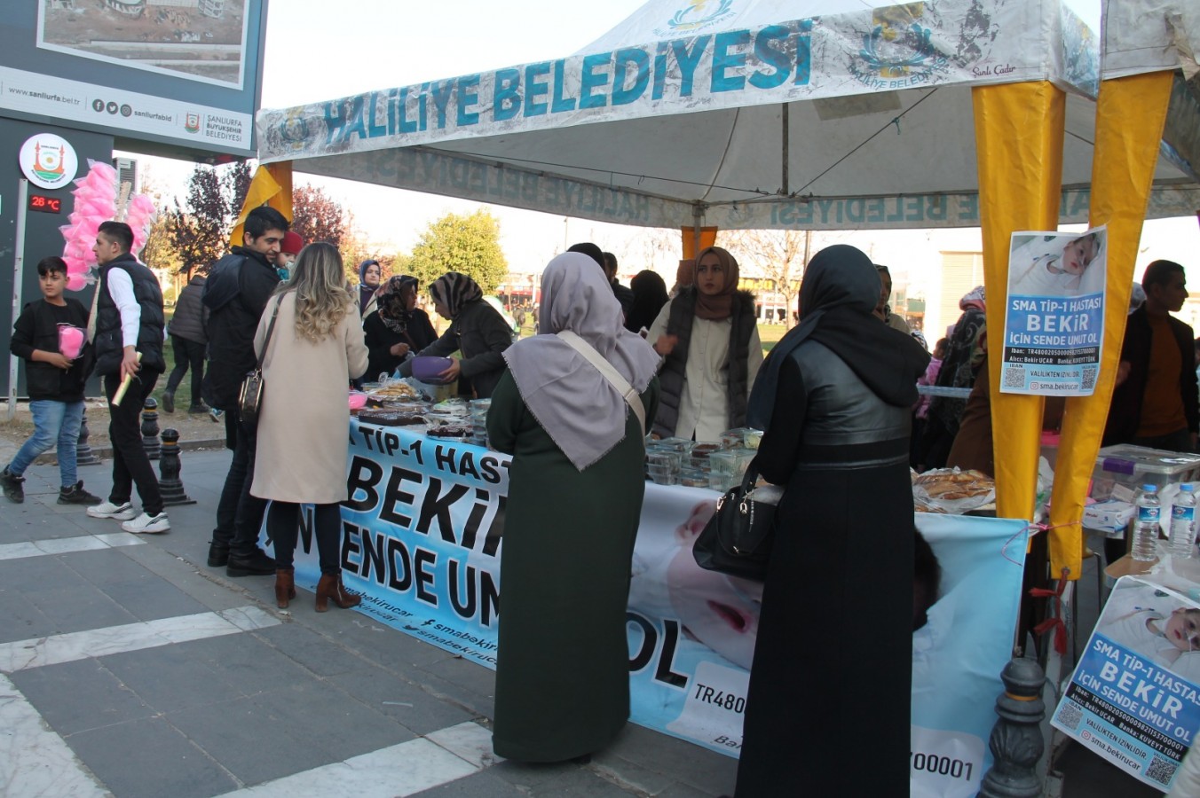 Urfa'da Bekir bebek için kermes düzenleniyor