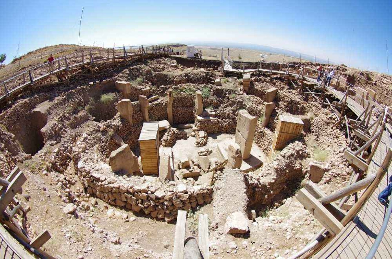 Göbeklitepe’ye ara tatilde ziyaretçi akını