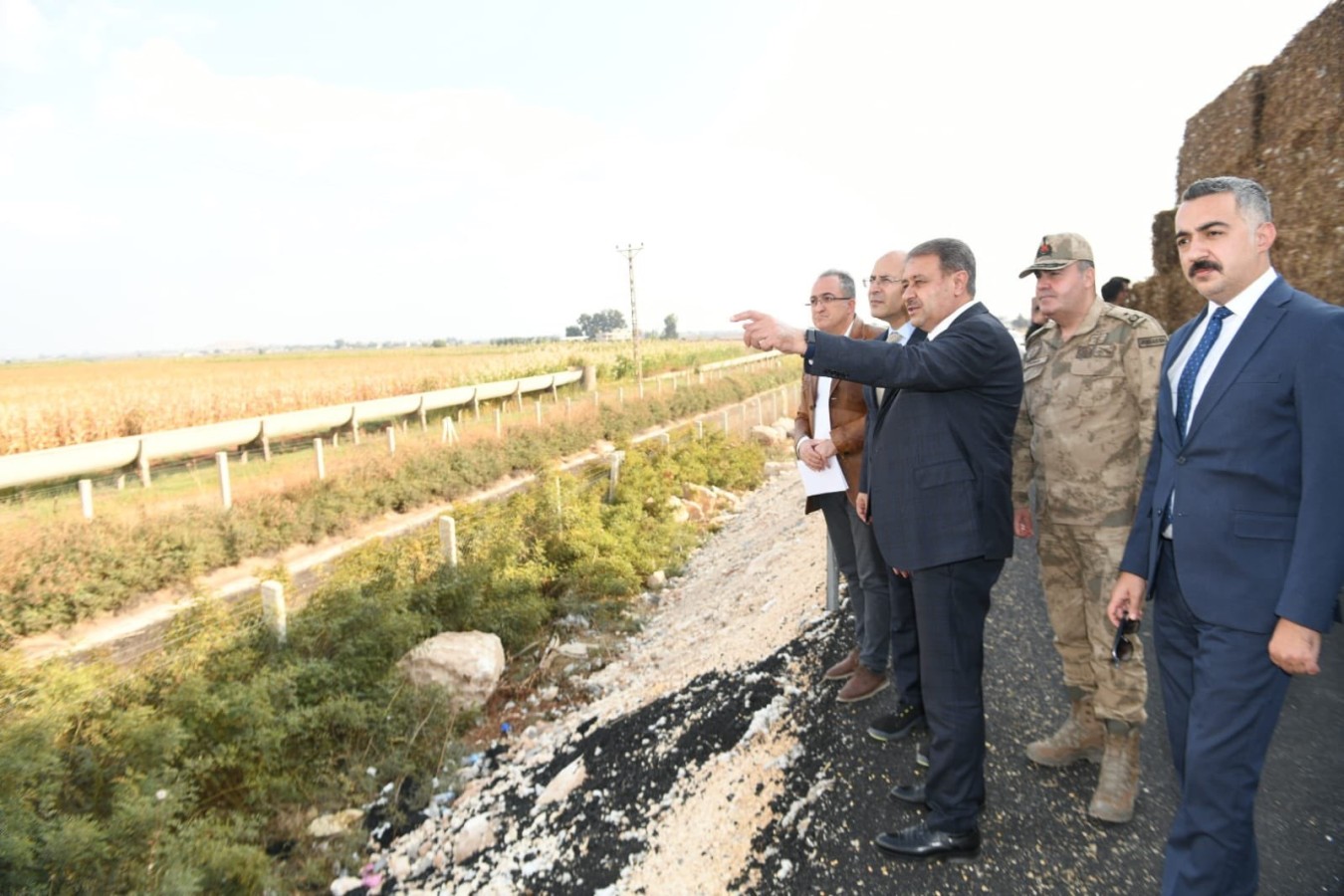 Vali Şıldak sulama kanallarını inceledi