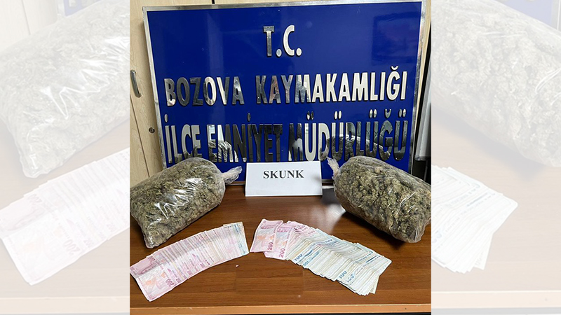 Bozova'da 2 kilo 80 gram skunk ele geçirildi