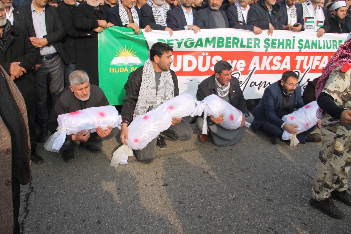 Kudüs ve Mescid-i Aksa için Şanlıurfa'da büyük yürüyüş