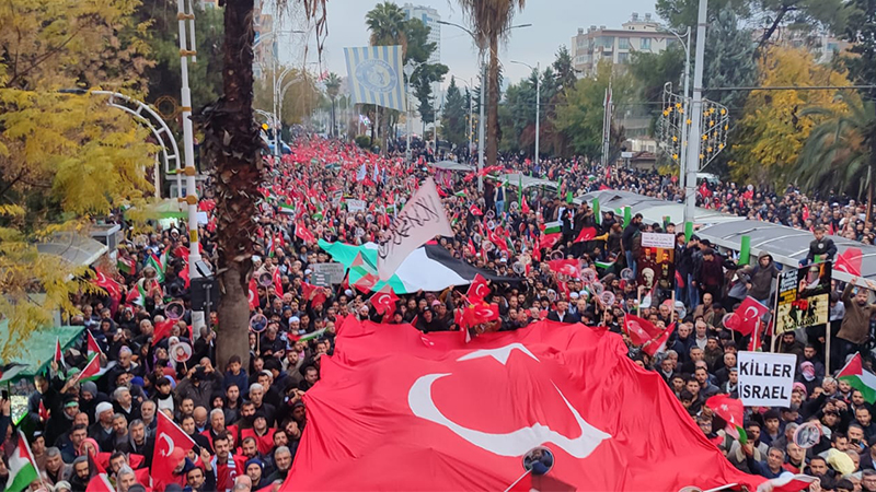 Şanlıurfalılar Filistin için yürüdü